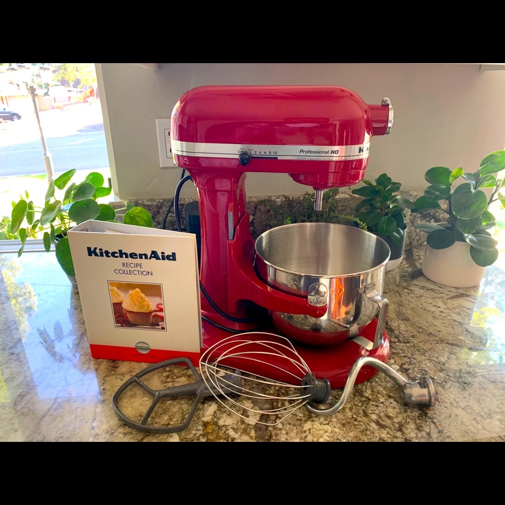 Red KitchenAid Mixer